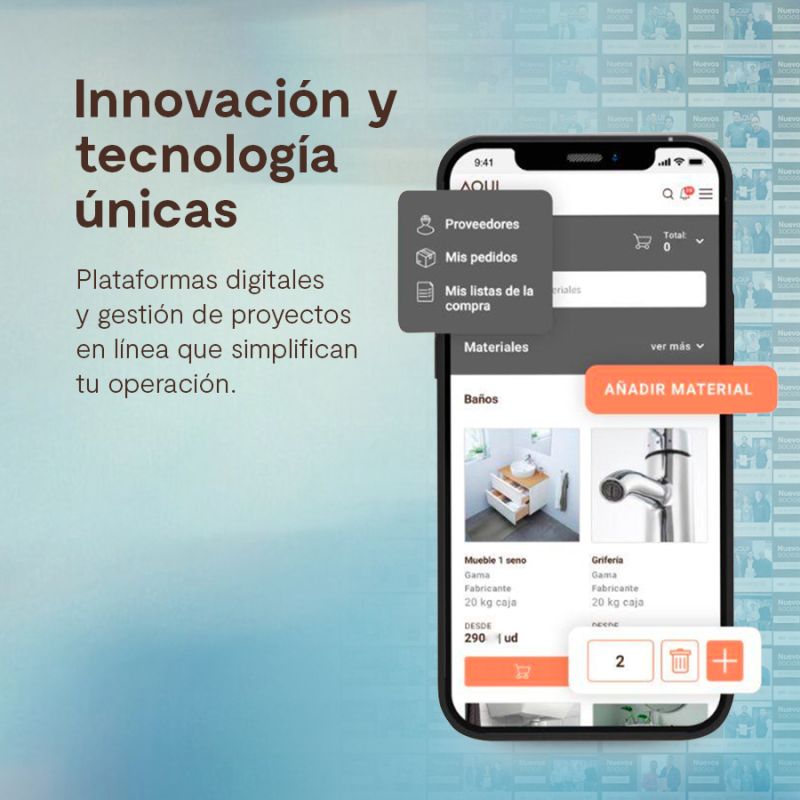 Instalaciones y modelo de negocio de Aquí Tú Remodelación