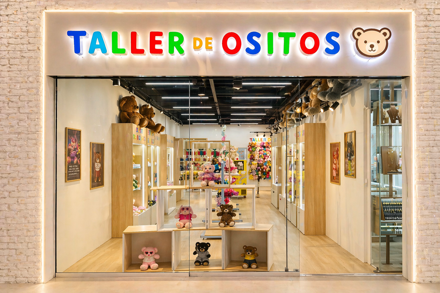 Instalaciones y modelo de negocio de Taller de ositos®